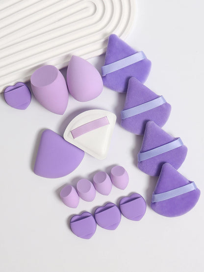 Cat Powder Cotton Candy 16-Piece Set 2 Makeup Eggs & 4 Mini Makeup Eggs & 2 Cotton Candy Powder Puff & 4 Powder Puff & 4 Mini C Beauty World Shop