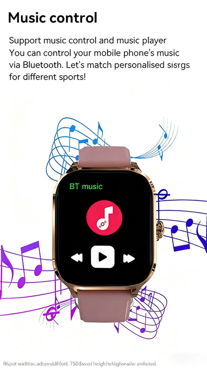 HOMEFISH H9 Intelligent Watch Bluetooth Call Remote Photography Sleep Monitoring Multiple Sports Modes Heart Rate Blood Beauty World Shop