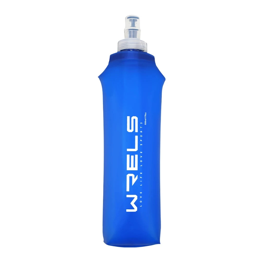 WRELS Folding Water Bottle TPU BPA-Free Collapsible Soft Flask Outdoor Sport Hiking Camping Running Portable Soft Water Bottle Beauty World Shop