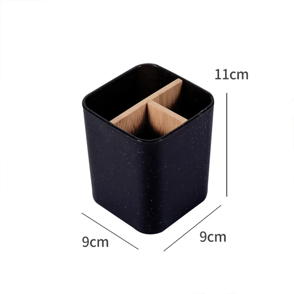 Bamboo Electric toothbrush Holder Razor Makeup Brush Storage Box Toothpaste Toothbrush Stand Bathroom accessories Beauty World Shop