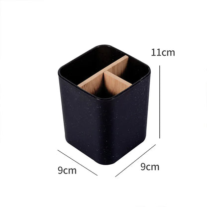 Bamboo Electric toothbrush Holder Razor Makeup Brush Storage Box Toothpaste Toothbrush Stand Bathroom accessories Beauty World Shop