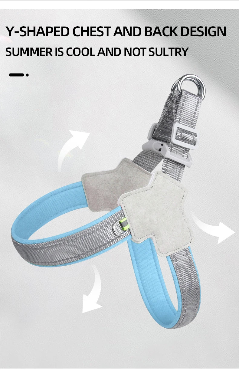 Adjustable Dog Harness For Small Medium Dogs Cats Reflective Dogs Vest Harnesses Puppy Chest Strap Pug Pet Chihuahua Supplies Beauty World Shop