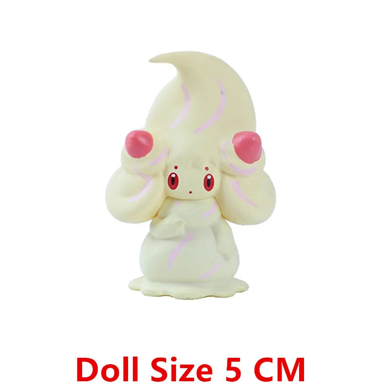 New 4-9 CM Pokemon Anime Figure Pikachu Gengar Eevee Series Mew Cartoons Figure Pocket Monster Action Model Toys Kids Gifts Beauty World Shop