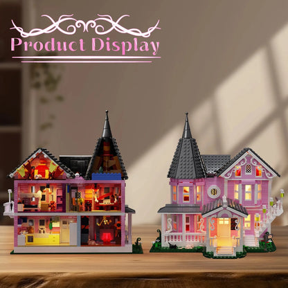 1349 PCS Coralines Building Block Set Pink Palace Model Apartment Ideas Movie Architecture Toy for Boys and Girls Christmas Gift Beauty World Shop