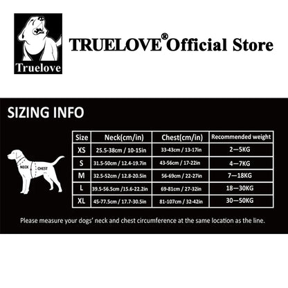 Truelove Pet Harness Small Medium Large Split Dog Fashion Outdoor Dropshipping Beauty World Shop