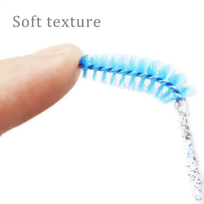 Disposable Crystal Eyelashes Brush Comb 50Pcs Eye Lashes Extension Mascara Wands Makeup Professional Makeup Beauty Tool Beauty World Shop