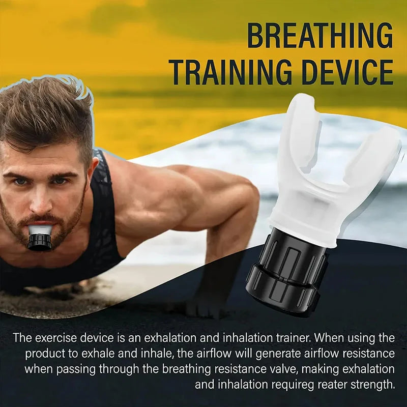 Silicone Respiratory Trainer Lung Ventilator Fitness Equipment High-altitude Respiratory Training Tools for Exercise Beauty World Shop