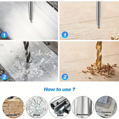 Auto Center Puncher Hole Marker Wood Metal Steel Spring Load Kerner Drill Locator Heavy Duty Punch Carpentry Automatic Hand Tool Beauty World Shop