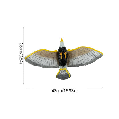Hanging Eagle Bird Deterrent, Flying Owl Repellent Scarer Emulation Flying Hawk Bird Garden Scarecrow Yard Outdoor Pest Control Beauty World Shop