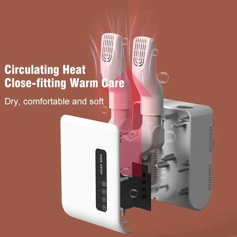 220V Electric Shoe Dryer, Portable Shoe & Boot Drying Machine with Sterilization Deodorization, Heated Foot Protector for Gloves Beauty World Shop