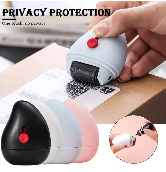 Theft Protection Roller Stamp for Privacy Confidential Data Guard Your Security Stamp Roller Privacy Seal Roller Theft Protect Beauty World Shop