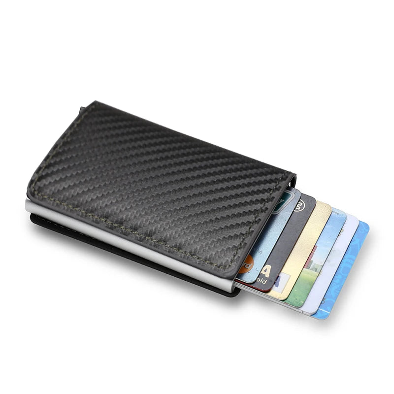 Anti Thief Rfid Credit Card Holder Smart Minimalist Wallet Pocket Men Women Slim Cardholder Bank Cash Creditcard Case Bag Purse Beauty World Shop