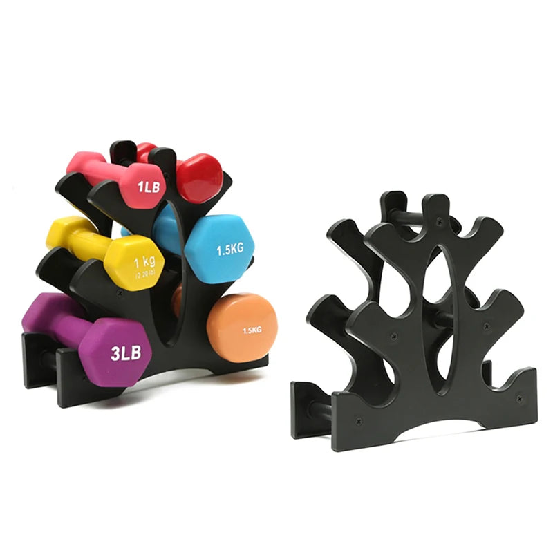 1Pcs 3-Tier Dumbbell Storage Rack Stand Multi-layer Hand-Held Dumbbell Storage Rack Home Office Gym Dumbell Weight Rack Beauty World Shop