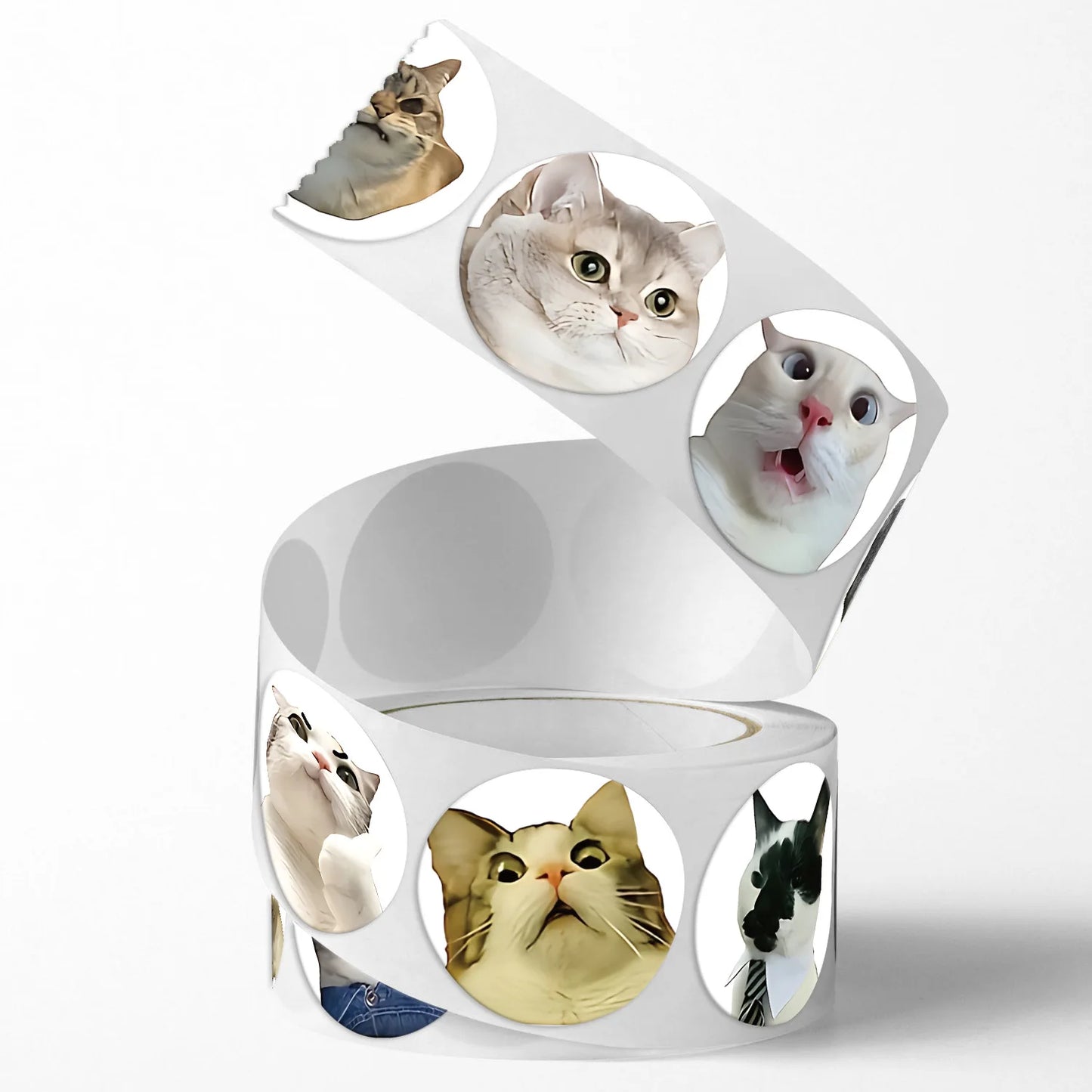 100pcs/500pcs Cartoon Meme Cat Stickers For School Reward Stickers Classroom Decor Encouragement Sticker For Student Teacher Beauty World Shop