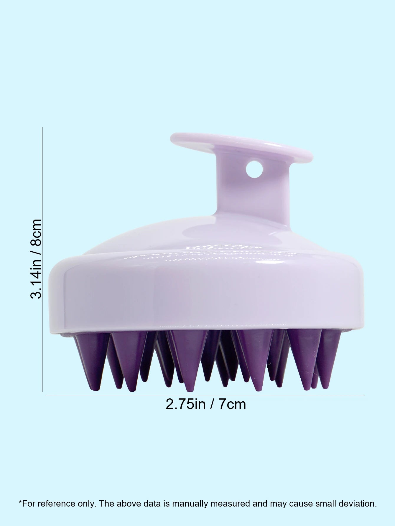 Silicone Shampoo Scalp Hair Massager Head Body Scalp Massage Brush Scalp Massage Brush Comb Magic Handle Brush Spa Massage Brush Beauty World Shop