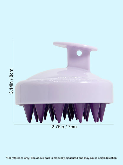 Silicone Shampoo Scalp Hair Massager Head Body Scalp Massage Brush Scalp Massage Brush Comb Magic Handle Brush Spa Massage Brush Beauty World Shop