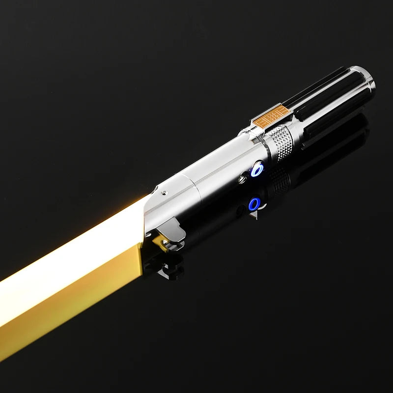 Luke RGB 16 Color Variable Metal Handle Lightsaber With Hitting Sound Effect FX Duel Lightsaber Metal Aluminum Handle Lightsaber Beauty World Shop