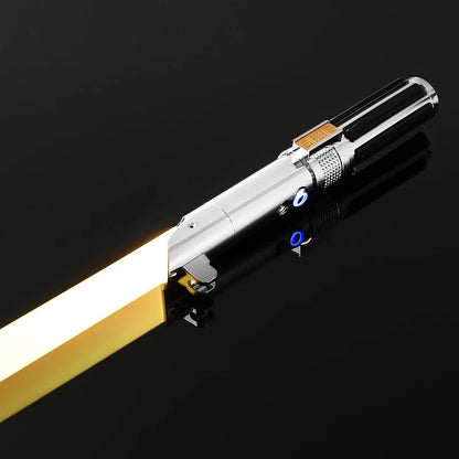 Luke RGB 16 Color Variable Metal Handle Lightsaber With Hitting Sound Effect FX Duel Lightsaber Metal Aluminum Handle Lightsaber Beauty World Shop
