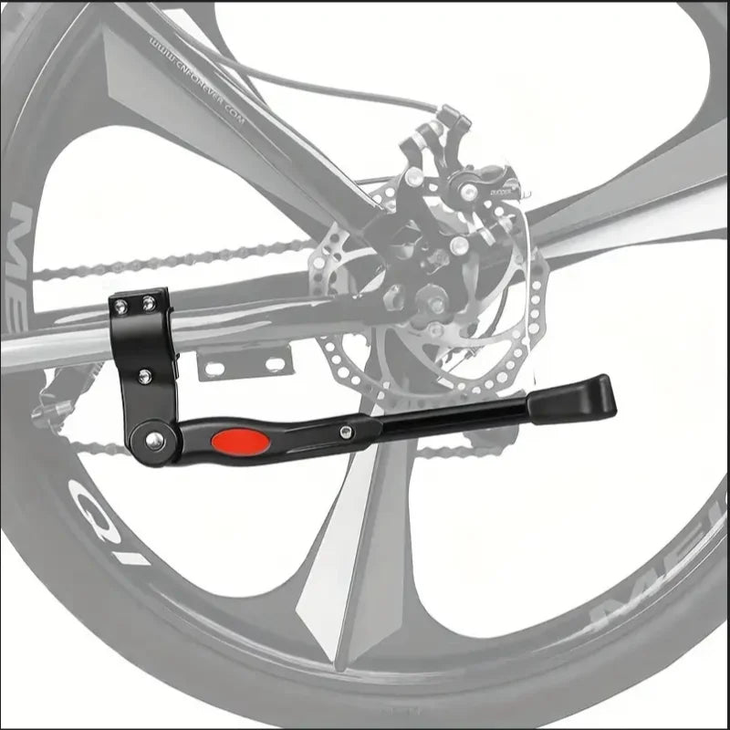 Aluminum Alloy Kickstand, Bicycle Rear Bracket Adjustable Length, MTB 26 Inch Bicycle Side Support Beauty World Shop