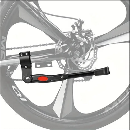 Aluminum Alloy Kickstand, Bicycle Rear Bracket Adjustable Length, MTB 26 Inch Bicycle Side Support Beauty World Shop