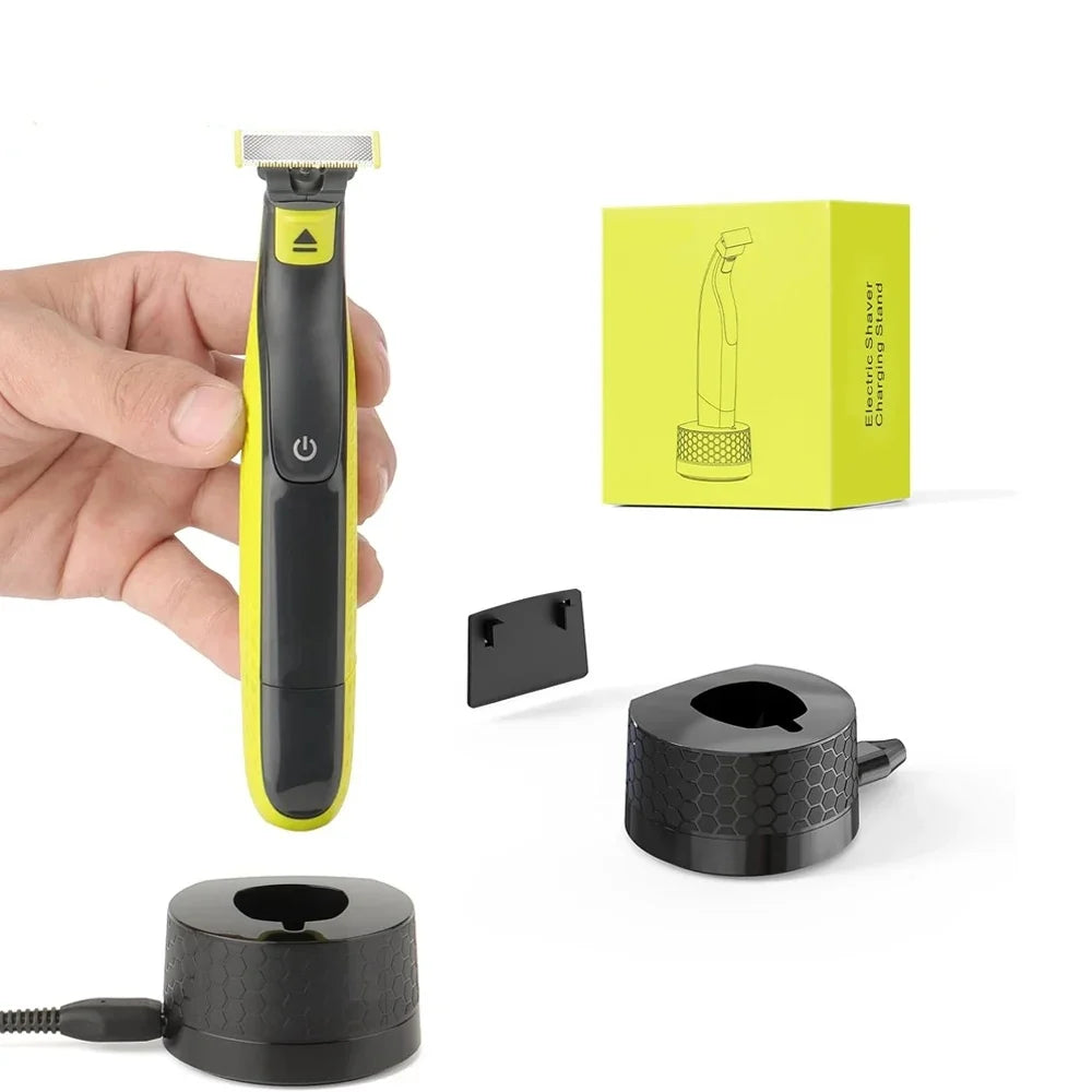 Shaver Charger Holder  One Blade QP2520 QP2530 QP2620 QP2630 Hybrid Electric Trimmer Wall Mounted Charging Base Beauty World Shop