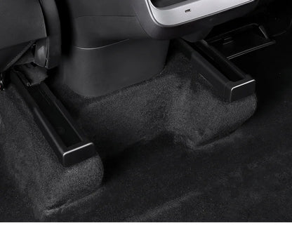 CHTNBO 4pcs Seat Rail Cover Protector For Tesla Model 3 Y Juniper Accessories 2026 -2021 Rear End Pieces Backseat Slide Beauty World Shop