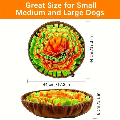 Washable Felt Pet Sniffing Pad Foldable Dog Slow Feeding Mat Toy Dog Training Snuff Mat Beauty World Shop