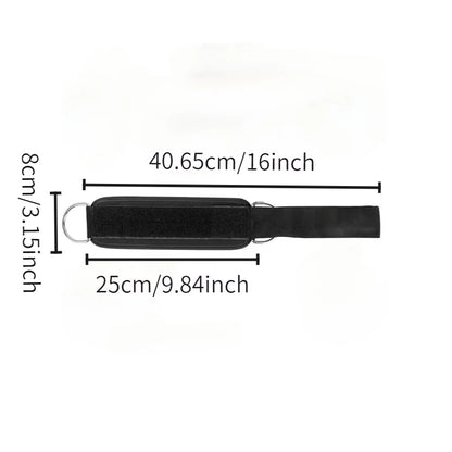 1PC Ankle Straps for Cable Machines Padded Ankle Cuffs for Leg Exercise WorkoutsFully Adjustable and Breathable Ankle Beauty World Shop