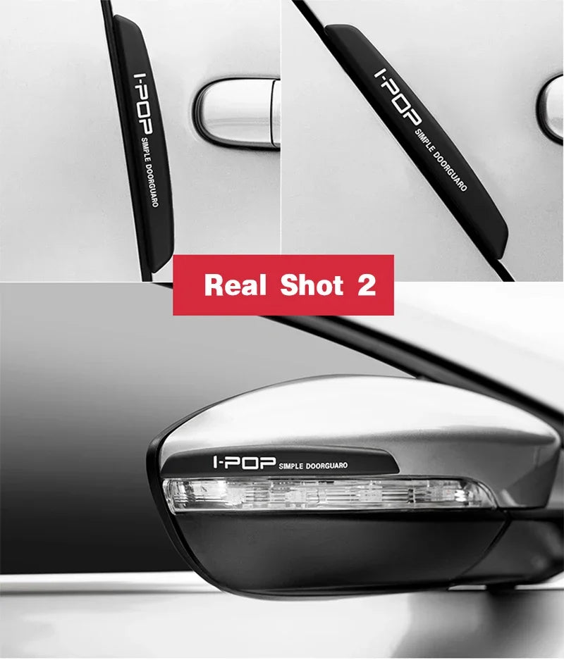 6Pcs Car Door Edge Guards for Audi BMW Mercedes Auto Buffer Trim Molding Scratch Protector Crash Bar Beauty World Shop