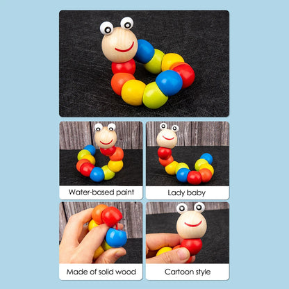 Montessori Baby Toys 9 in 1 Wooden Musical Set: Xylophone Rattle Drum Bell 3D Puzzles Sensory Learning Gifts for 0-12 Months 1-3 Beauty Fashion