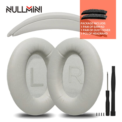 Nullmini Replacement Earpads for Bose QC35 QC35II QC45 Headphones Ear Pads Cushion Earmuffs Sleeve Headband