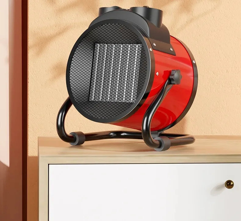Portable 2000W Space Heater with Fan 2 Heat Settings Adjustable Thermostat Fan Mode Tip Over Overheat Protection for Indoor Beauty World Shop