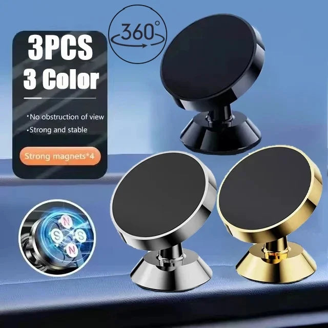 Magnetic Car Phone Holder Universal Car Phone Stand for iPhone Xiaomi Huawei Samsung Dashboard Wall Mounted Car Magnet Sticker Beauty World Shop