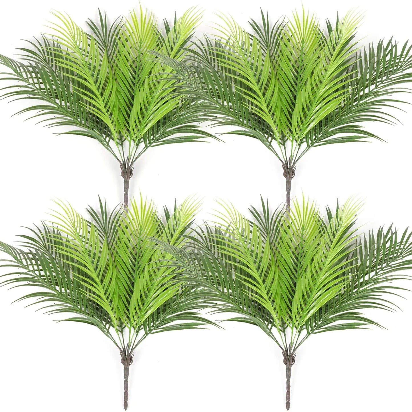 20.47in 9Leaves Artificial Tropical Plants Fake Palm Plant Branch Green Leaves for Home Garden Office Jungle Carnival Decoration Beauty World Shop