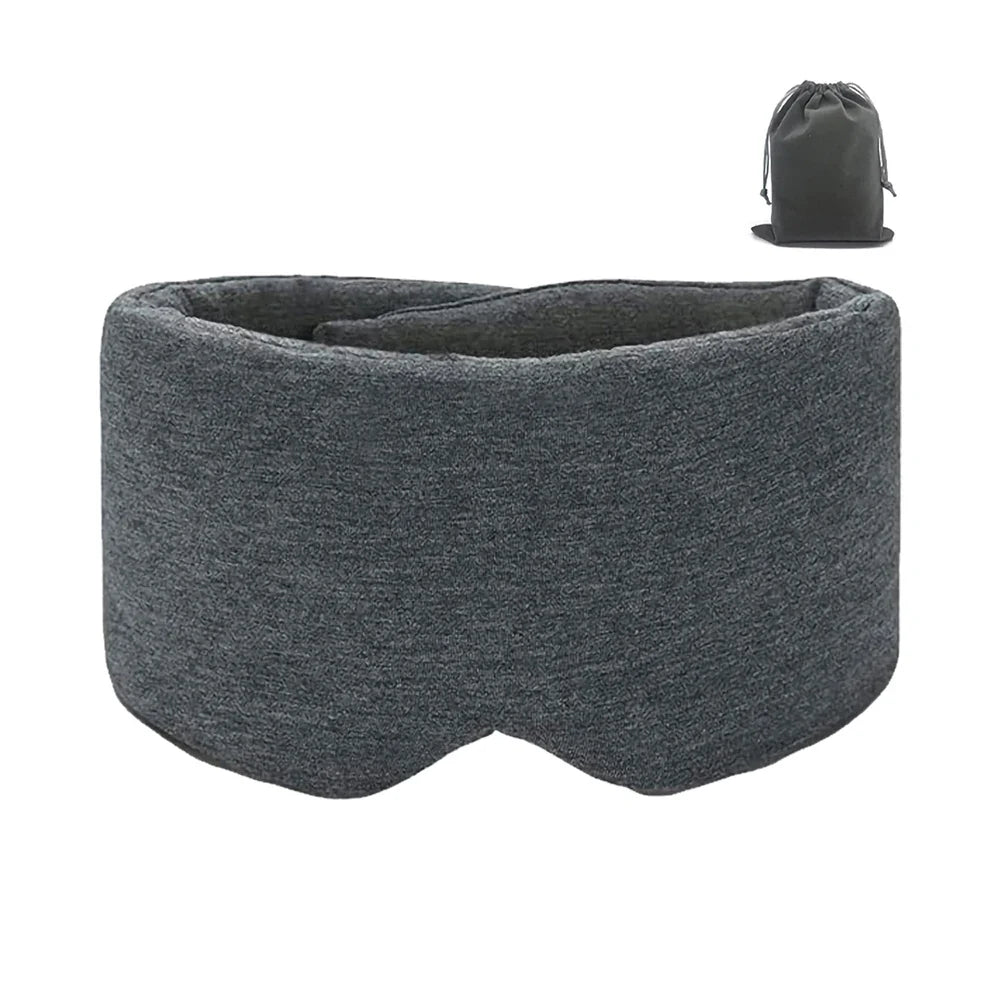 100% Handmade Cotton Sleep Mask Blackout for Side Sleeper,Soft Portable Blackout Eye Covers for Women Men Travel Eyepatch Beauty Trend Shop