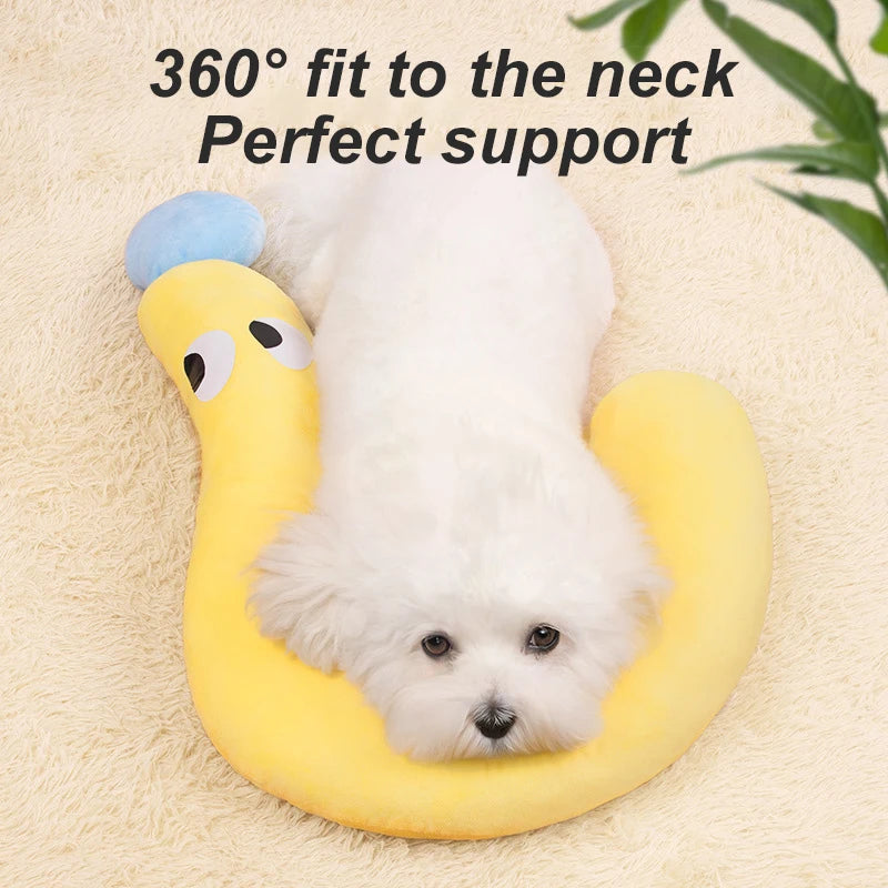 Winter Pet Little Pillow U-Shaped Neck Protector Deep Sleep for Puppy Kitten Pillow Dogs Cats Headrest Sleep Pillow Pet Supplies Beauty World Shop