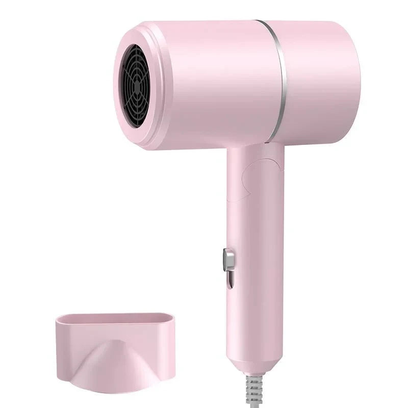 Folding Hairdryer High Power Negative Ion Hair Dryer Home Thermostatic Travel Portable Silent Hair Brush Dryer 2025 Beauty World Shop