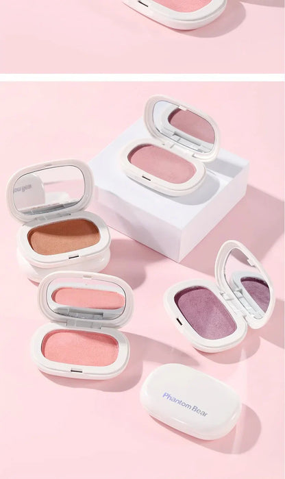 Phantom Bear Single-Color Blush Cream — Mochi Texture, Powder-Free Formula, Low-Saturation, Long-Lasting Natural Matte Finish Beauty Trend Shop