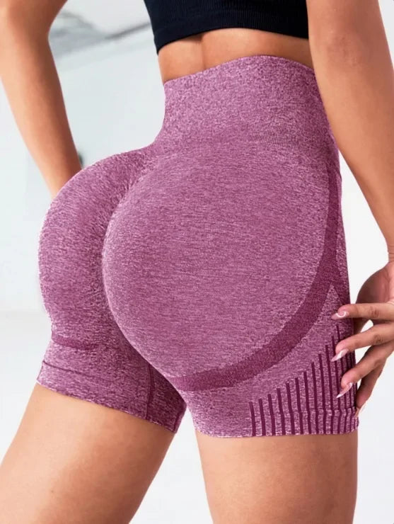 Yoga Underpants Seamless High-Elasticity High-Waist Quick-Drying Casual Sports Yoga Shorts Women's Beauty World Shop