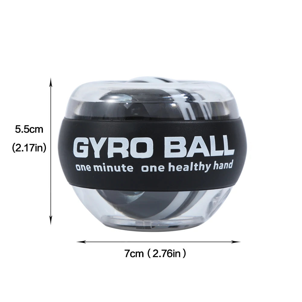 Wrist Power Ball Auto-Start Grip Ball Strengthener Gyroscopic Arm Gyro Hand ball Home Fitness Forearm Exerciser Beauty World Shop