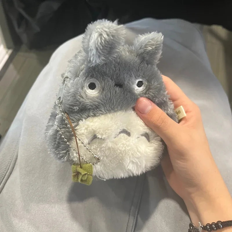 12cm Cartoon Totoro Plush Coin Purse Kawaii Japanese Toy Totoros Doll Cute Movie Character Children Birthday Gift Beauty World Shop