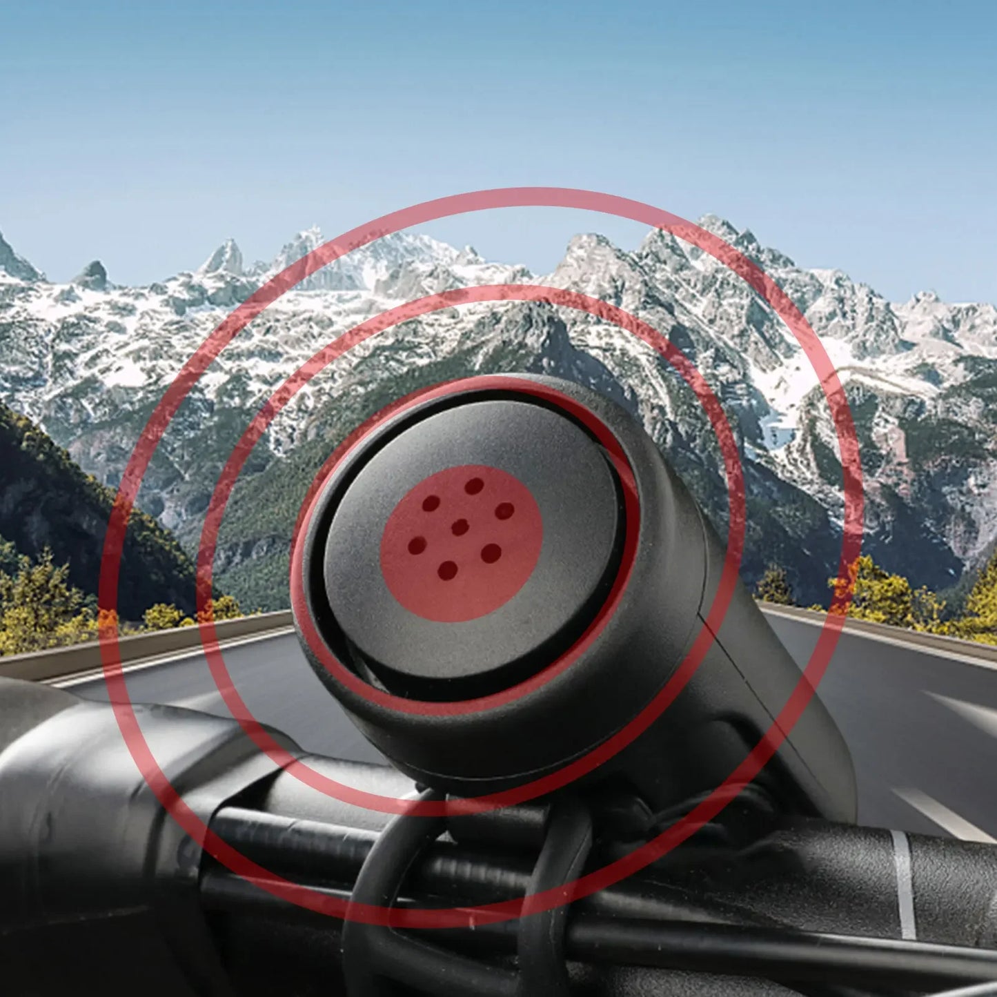 Bicycle Electric Bell Bike USB Charging Horn MTB Mountain Bike Warning Safety Ring Waterproof Bell Cycling Accessories Beauty World Shop