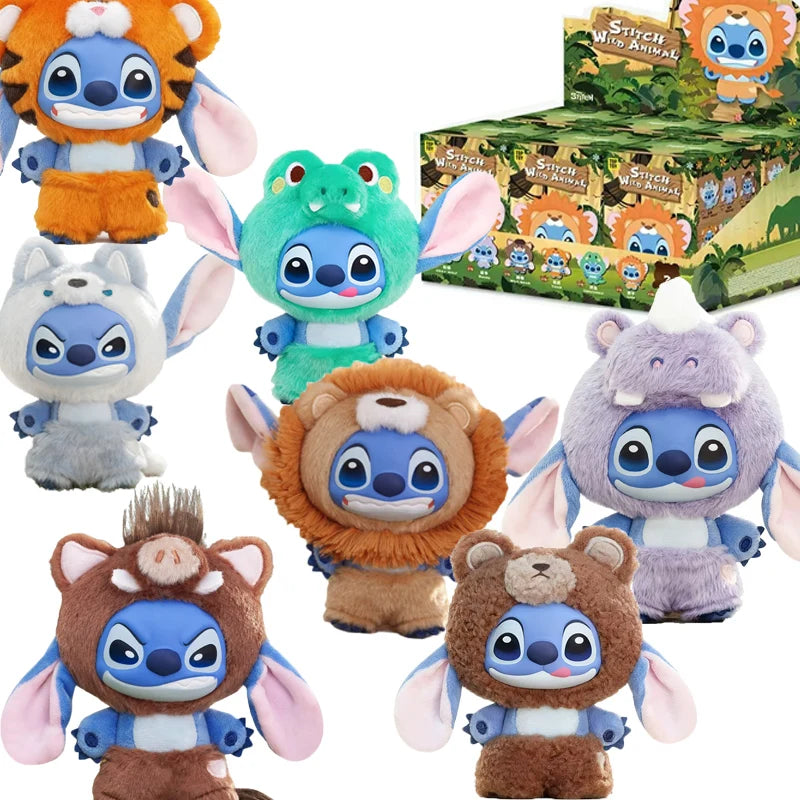 IN STOCK Stitch Animal Series Blind Box Bag Pendant Cute Plush Doll Mystery Box Toy Surprise Christmas Gift for Kids Girlfriend Beauty World Shop