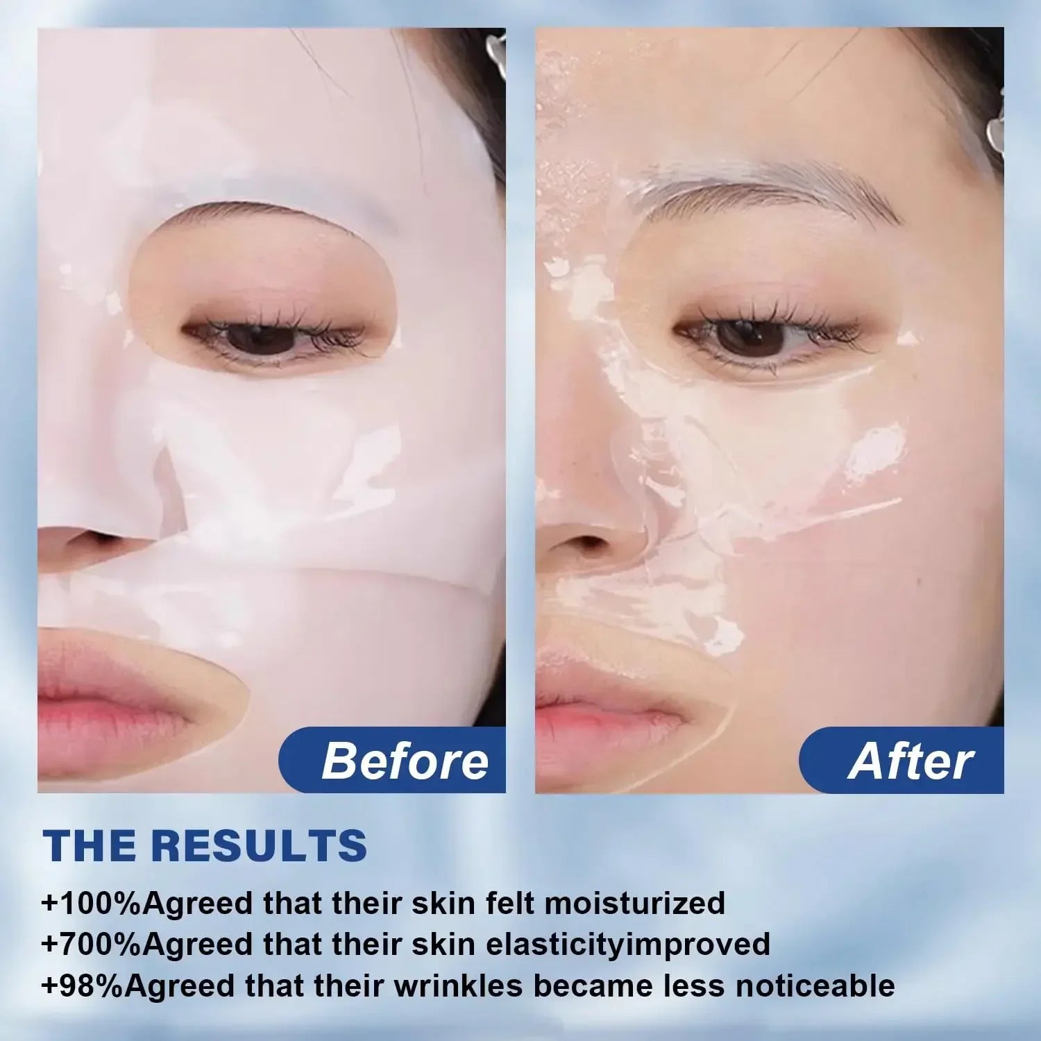 Deep Collagen Anti Wrinkle Lifting Mask Collagen Face Mask Overnight, Deep Collagen Mask for Lifting Firming Moisturizing(5Pack) Beauty Trend Shop