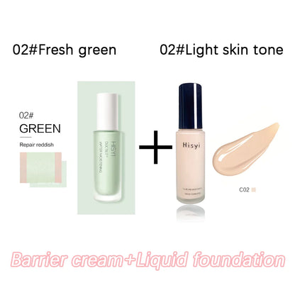 Liquid foundation naturally covers flaws without sticking powder, plain face cream, transparent foundation, conceals blemishes Beauty World Shop