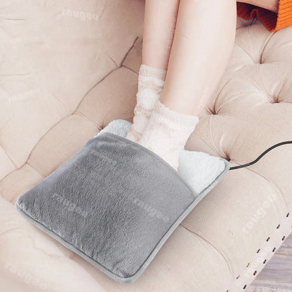 Foot Warmer USB Foot Heater Electric Foot Heating Pad Fast Heating Soft Plush Electric Foot Warmer for Home Heated Feet Warmer