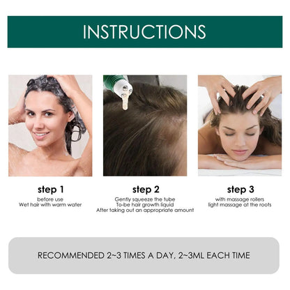 Anti-Hair Loss Serum Thinning Balding Treatment Oil Strengthen Hair Roots For Scalp Health Care Essence 20/30ml Beauty World Shop