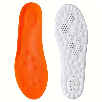 1Pair/2Pairs/4Pairs High Elasticity Latex Sport Insoles Soft Shoe Pads Arch Support Orthotic Insoles Breathable Deodorant Insole Beauty World Shop