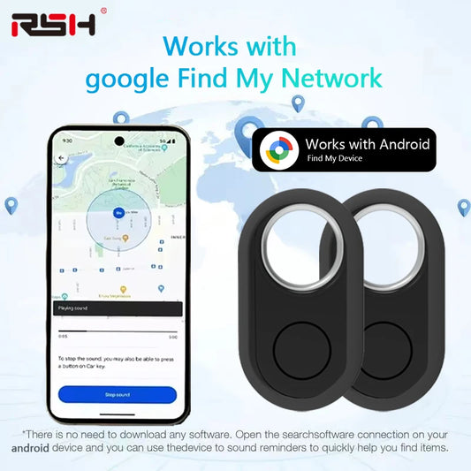 GPS Tracker for Samsung Android Tracker Work with Google Find My Bluetooth Locator Finder Global Positioning Anti-lost Smart Tag Beauty World Shop