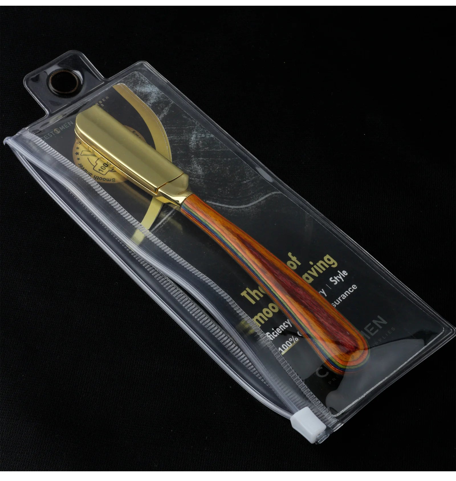 New Professional Baber Beard Straight Edge Shaving Razor Men Hair Removal Tools, Wooden Handle, Anti-Slip Grip for Home Shaving Beauty World Shop